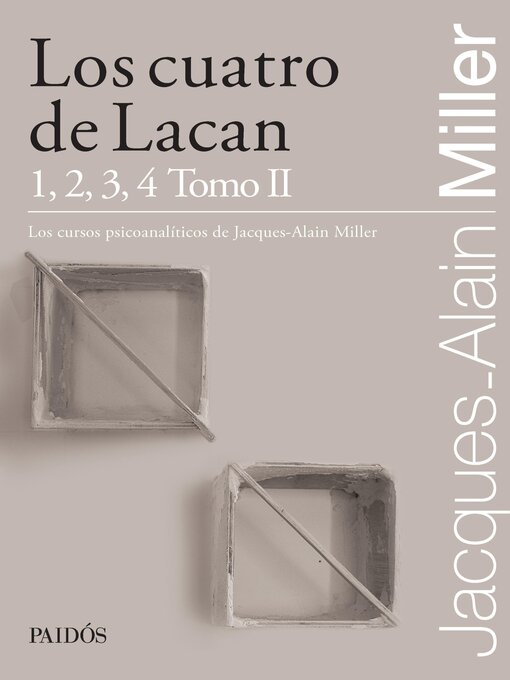 Title details for Los cuatro de Lacan by Jacques-Alain Miller - Available